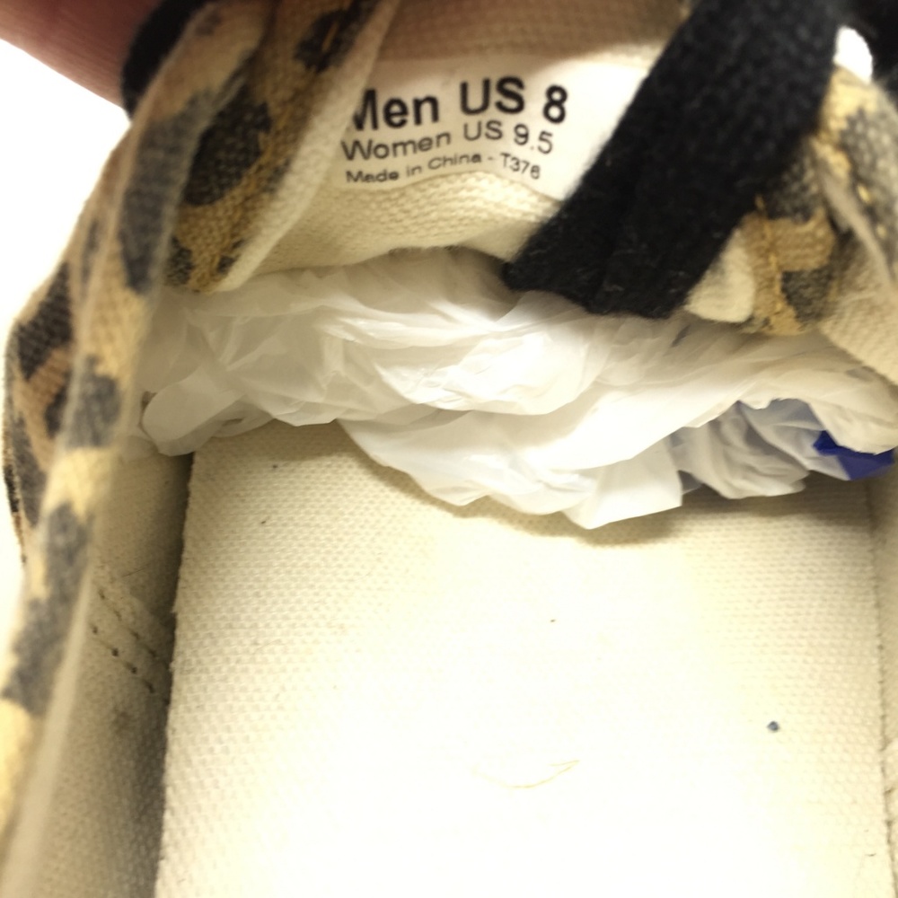 New Vans Van Doren Leopard Low Top Sneakers Sz 8 - Picture 7 of 8